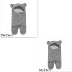 Lamb Plush Sleeping Bag Newborn Baby Swaddling Quilt - Cindi Book