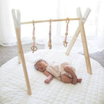 Wooden Baby Infant Fitness Frame Decorative Toys - Cindi Book