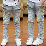 Boys' Denim Trousers Trousers Children's Clothing - Cindi Book