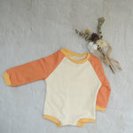 Contrasting Color Raglan Small Sweater Triangle Climbing Jumpsuit - Cindi Book