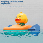 Baby Yellow Duck Playing In The Water Toy Kayaking - Cindi Book