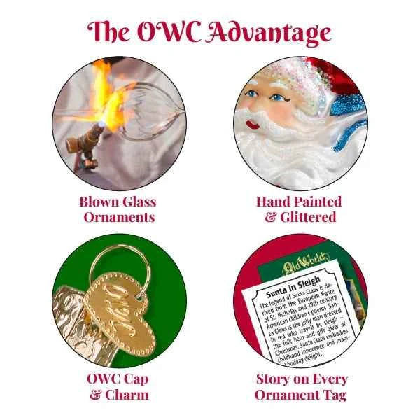 White Baby Shoe Ornament