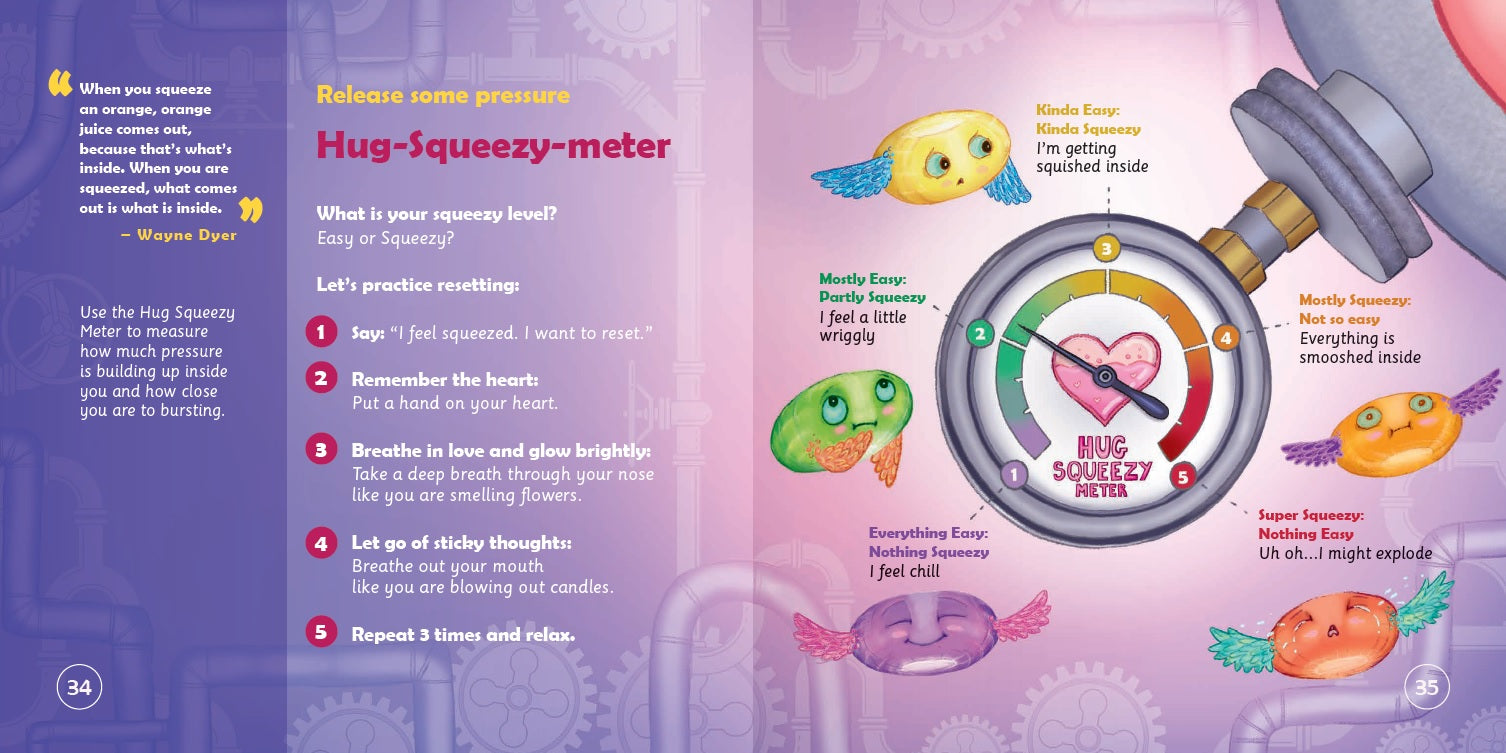 The Hug Factory Bursts with Love: Helping kids to reduce anxiety when feeling pressured.
