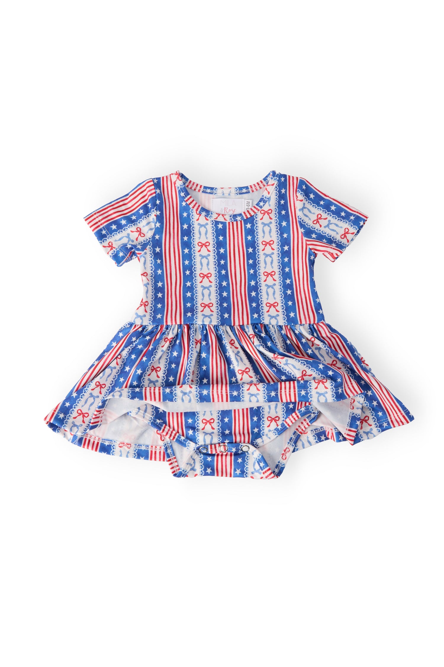 All-American Girl S/S Twirl Bodysuit - Image 2