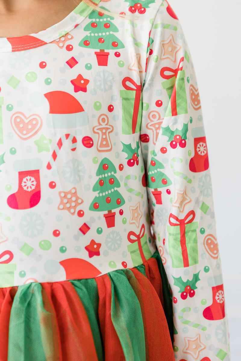 All I Want for Christmas L/S Tutu Dress