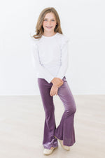 Amethyst Ribbed Velvet Bells - Image 4