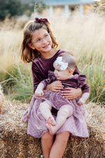 Amethyst Velvet Tutu Bodysuit - Image 2