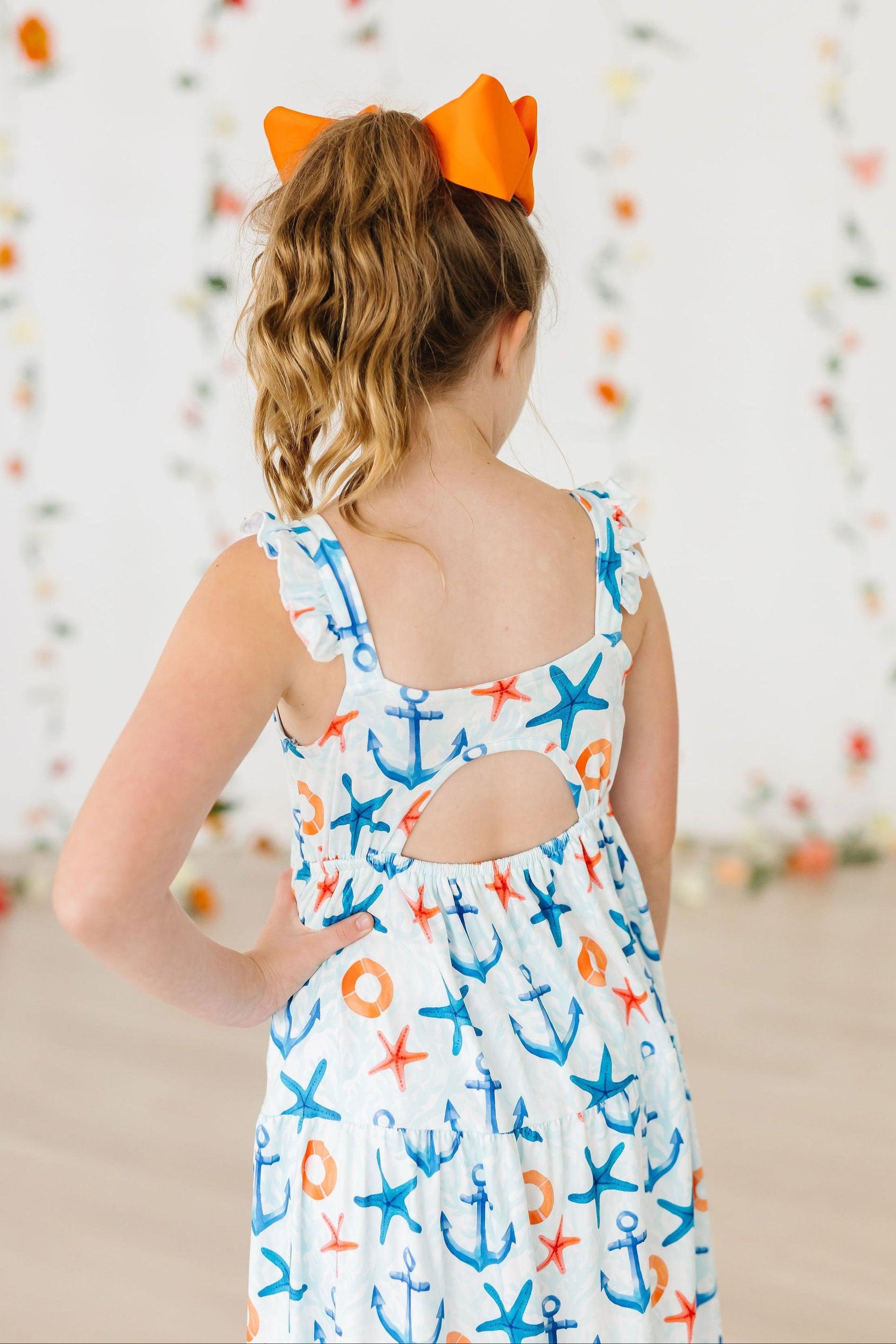 Anchors Away Ruffle Maxi Dress - Image 2