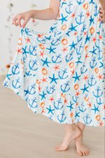 Anchors Away Ruffle Maxi Dress - Image 5