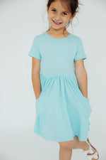 Aqua S/S Pocket Twirl Dress - Image 4