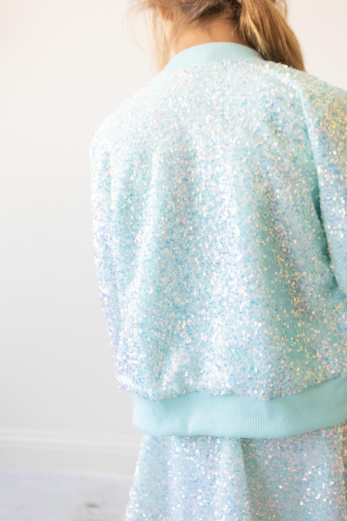Aqua Sequin Jacket - Image 4