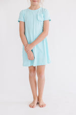 Aqua T-Shirt Dress - Image 3