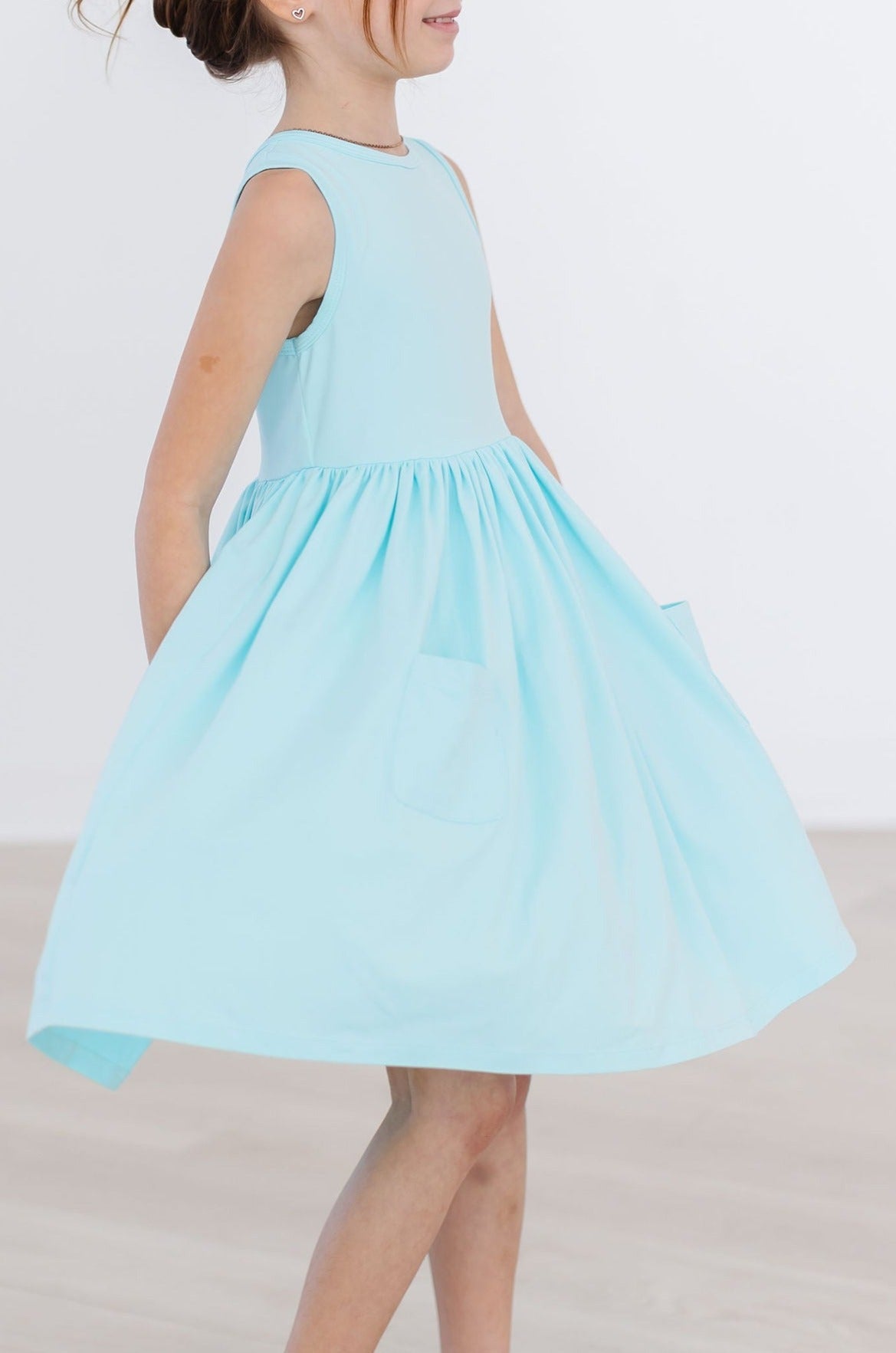 Aqua Tank Pocket Twirl Dress - Image 5