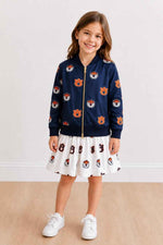 Auburn Blue Aubie Satin Jacket