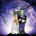 Old World Christmas Frankenstein & Bride - hand-blown glass Christmas tree ornament (view 4)