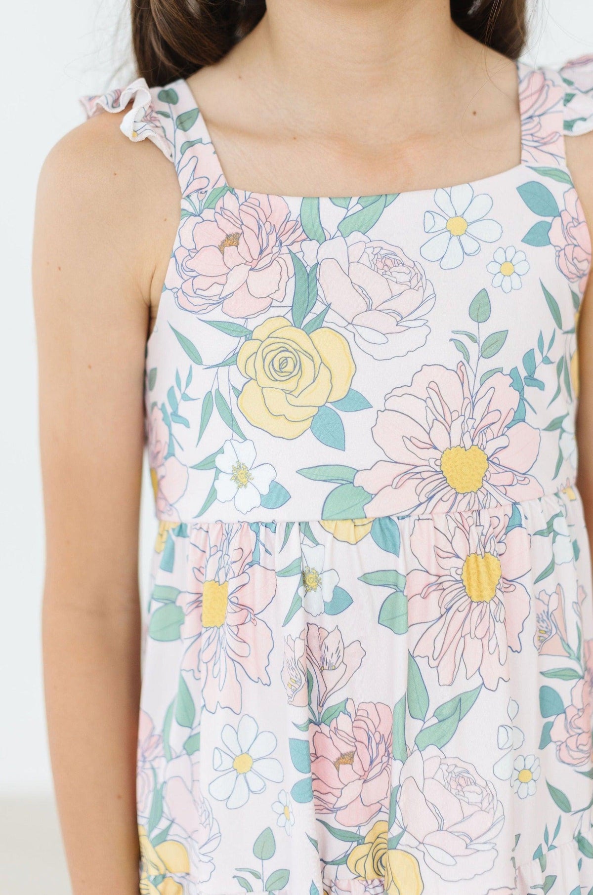 Autumn Breeze Ruffle Maxi Dress - Image 3