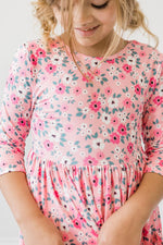 Azalea 3/4 Sleeve Pocket Twirl Dress - Image 4