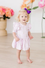 Baby Bunnies 3/4 Sleeve Flutter Twirl Bodysuit - Image 5
