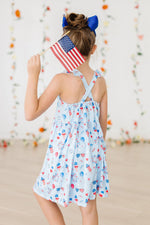 Baby You're a Firework Ruffle Cross Back Dress - Image 2