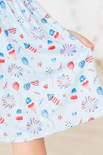 Baby You're a Firework Ruffle Cross Back Dress - Image 5