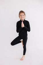 Balanced Black Full-Zip Ruffle Active Jacket - Image 10