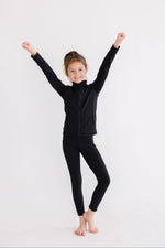 Balanced Black Full-Zip Ruffle Active Jacket - Image 9