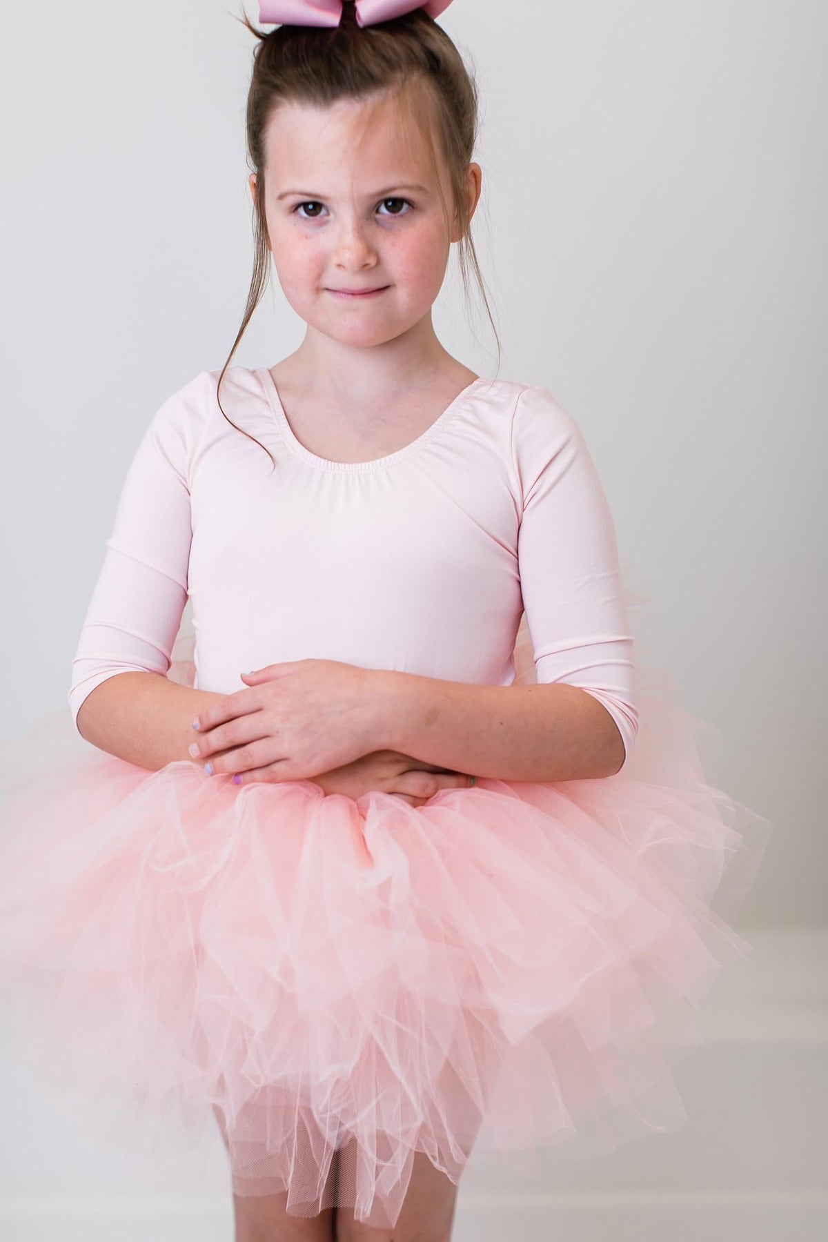 Ballet Pink 3/4 Tutu Leotard - Image 5