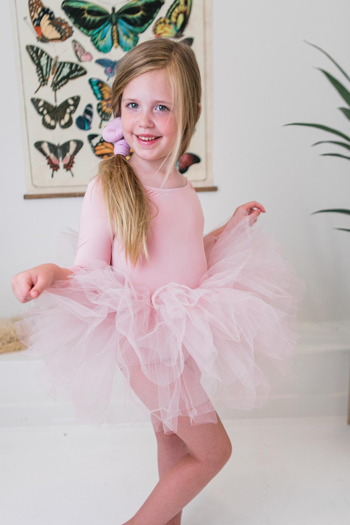 Ballet Pink 3/4 Tutu Leotard - Image 6