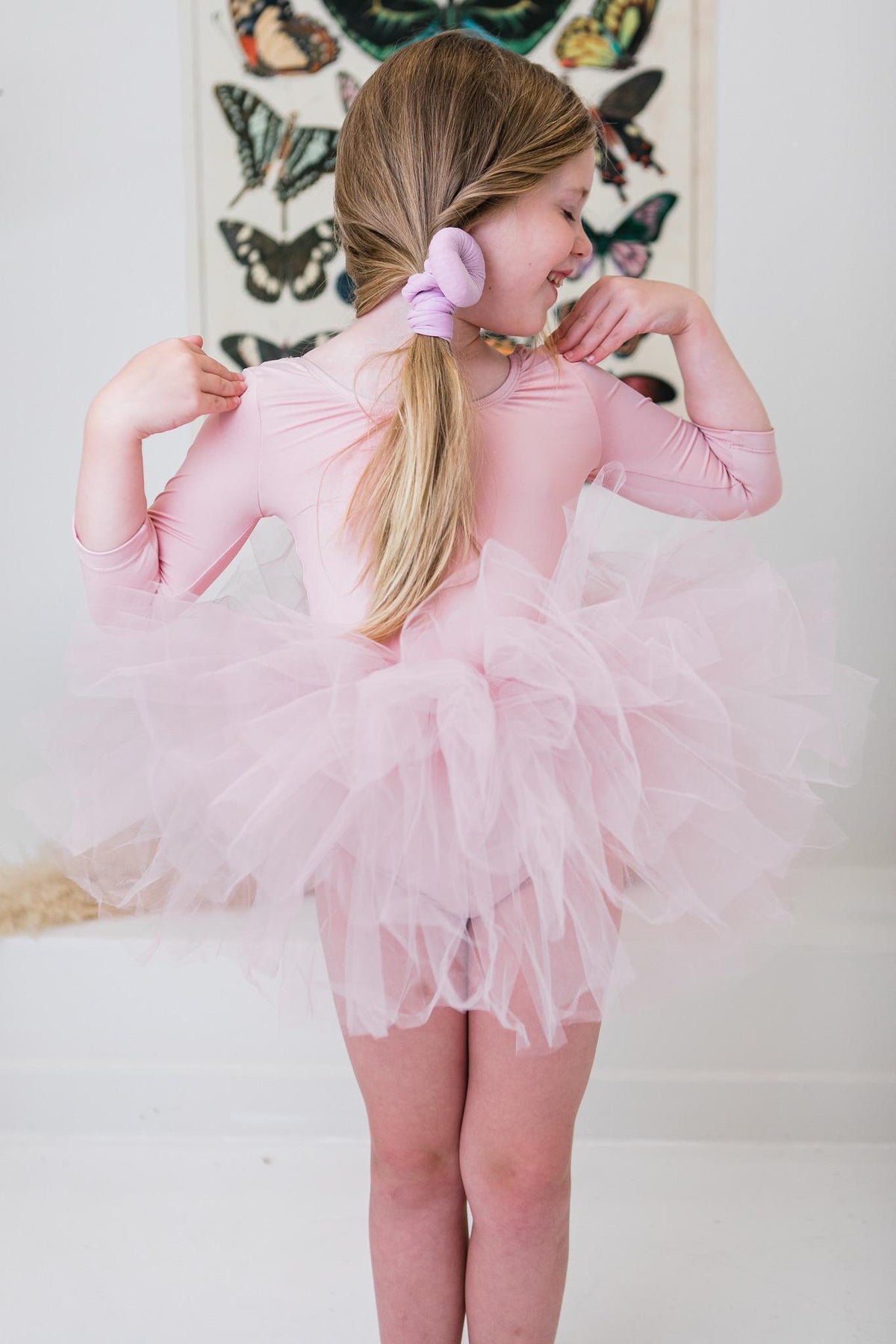 Ballet Pink 3/4 Tutu Leotard - Image 7