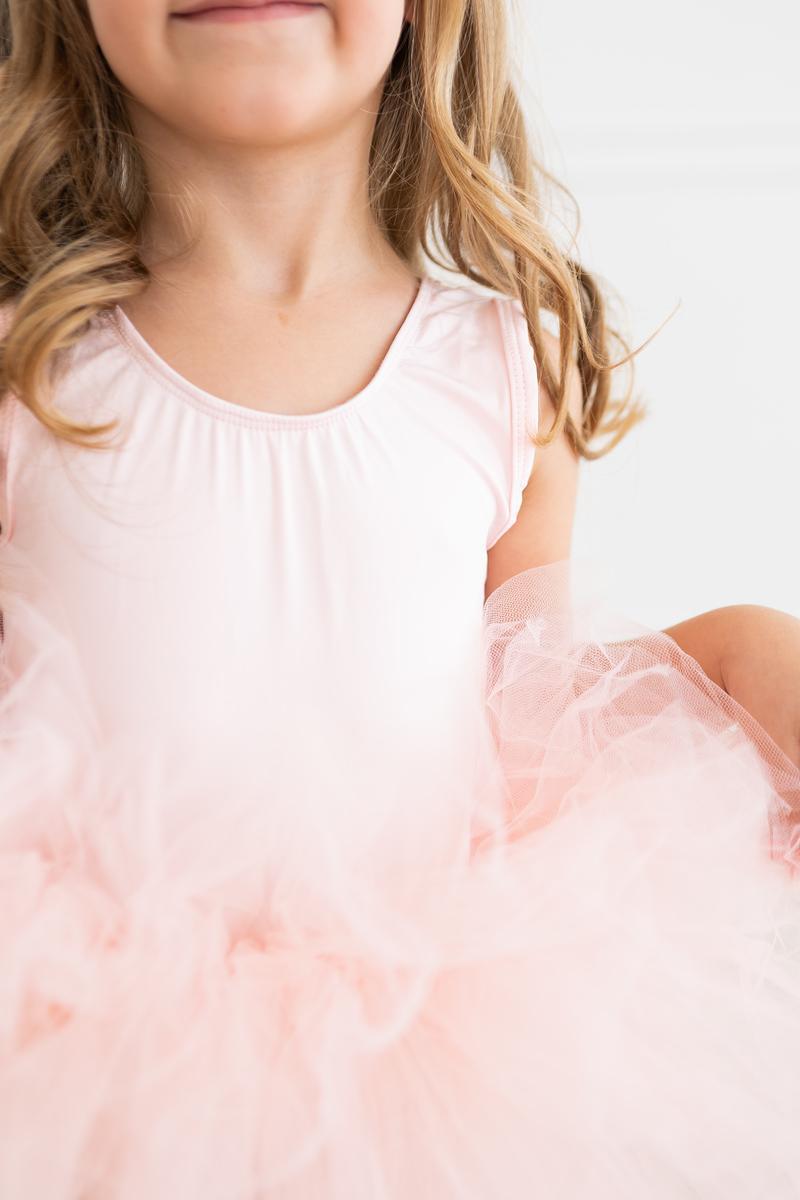 Ballet Pink Tank Tutu Leotard - Image 3
