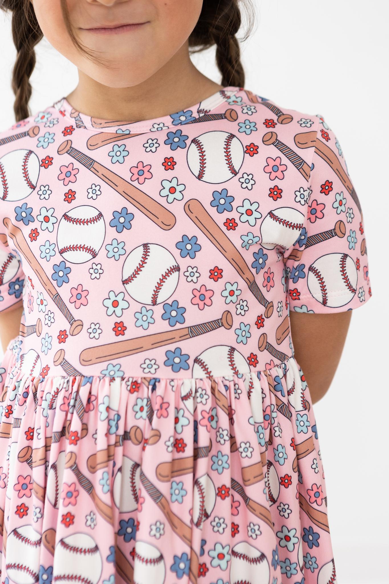 Batter Up S/S Pocket Twirl Dress - Image 2