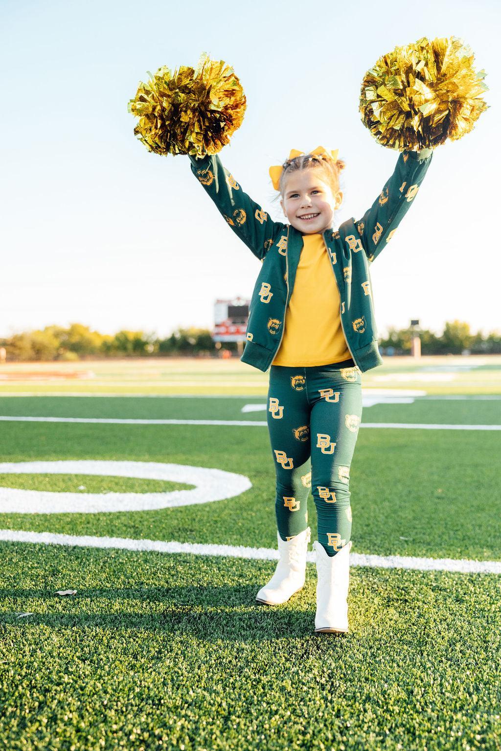 Baylor Green Bear Leggings - Image 2