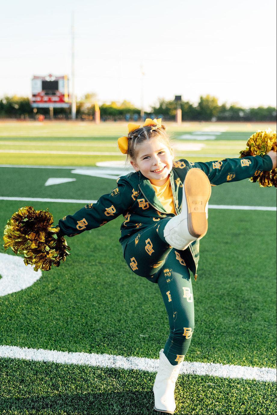 Baylor Green Bear Leggings - Image 3