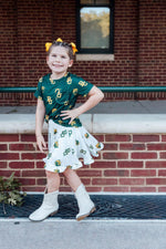 Baylor Green Bear Ruffle Pocket Tee - Image 3