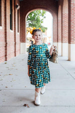 Baylor Plaid Bear 3/4 Sleeve Pocket Twirl Dress - Image 5