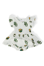 Baylor White Bear Flutter Twirl Bodysuit - Image 2