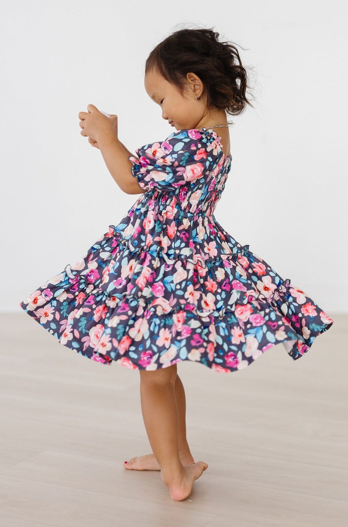 Beauty in Bloom Smocked Ruffle Dress - Image 3