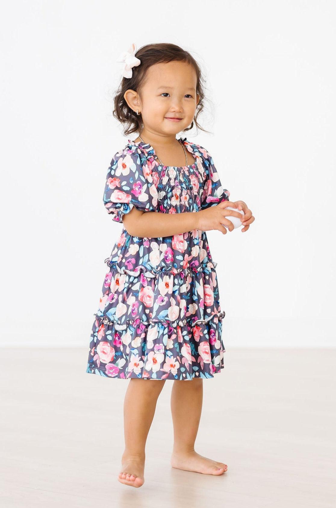 Beauty in Bloom Smocked Ruffle Dress - Image 5
