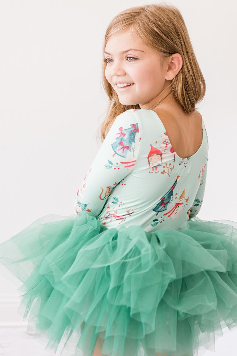 Believe in Your Elf 3/4 Tutu Leotard - Image 4