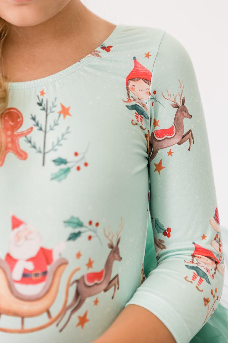 Believe in Your Elf 3/4 Tutu Leotard - Image 5