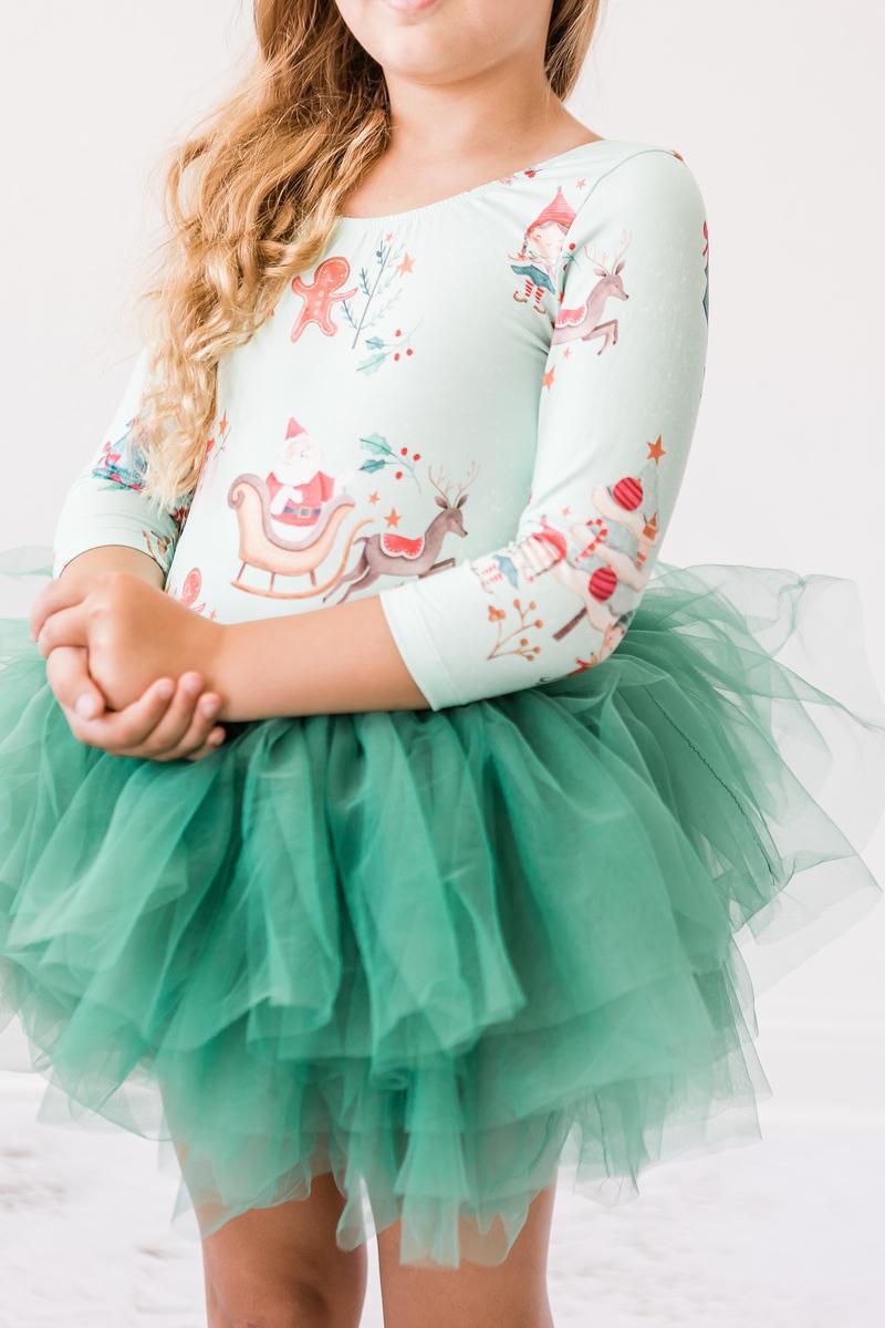 Believe in Your Elf 3/4 Tutu Leotard - Image 7