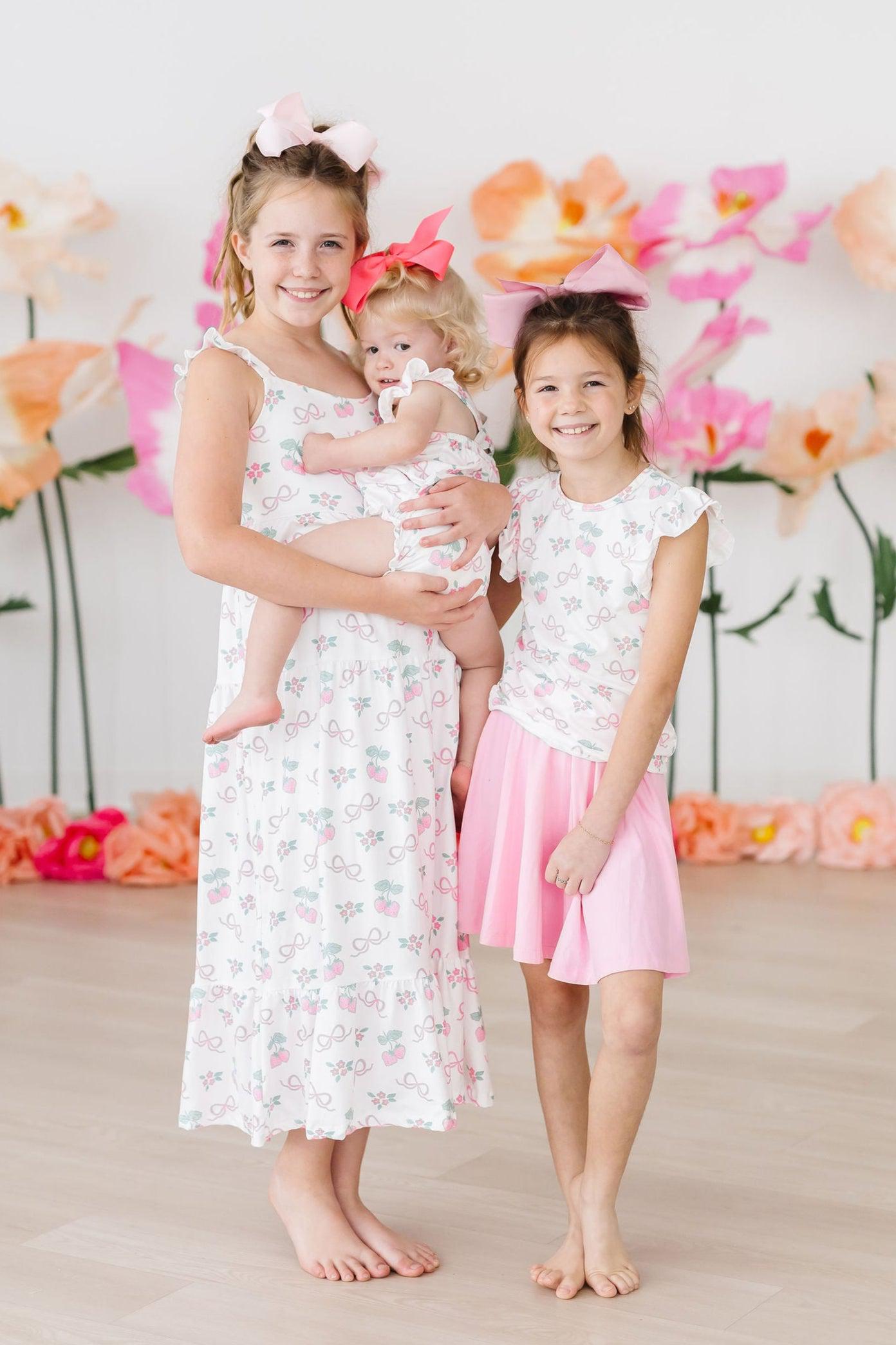 Berries & Bows Ruffle Maxi Dress - Image 3