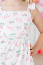 Berries & Bows Ruffle Maxi Dress - Image 5