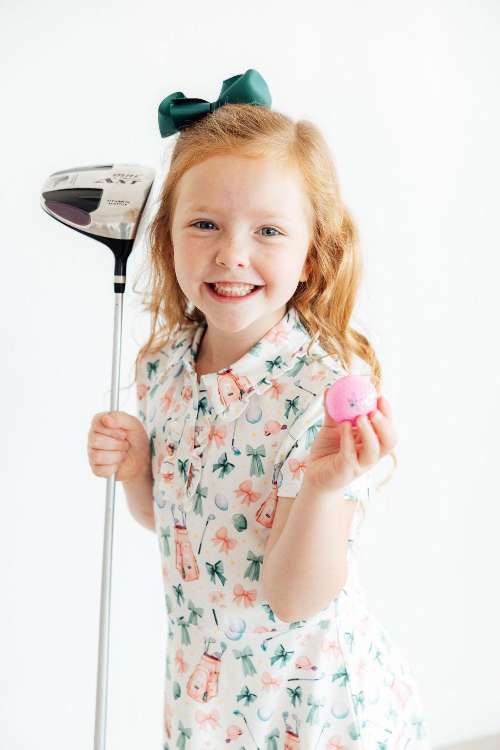 Birdies & Bows S/S Polo Dress - Image 3