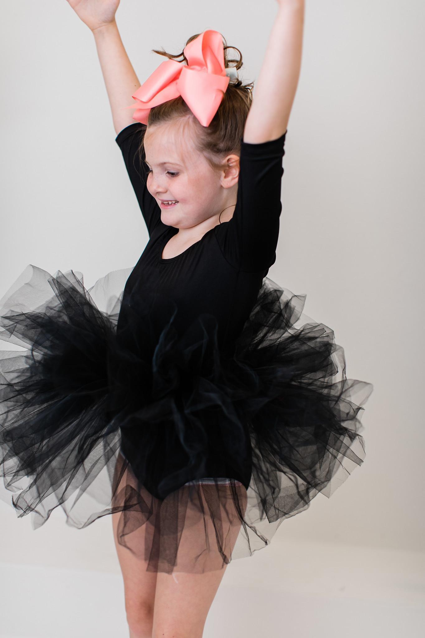 Black 3/4 Tutu Leotard - Image 6