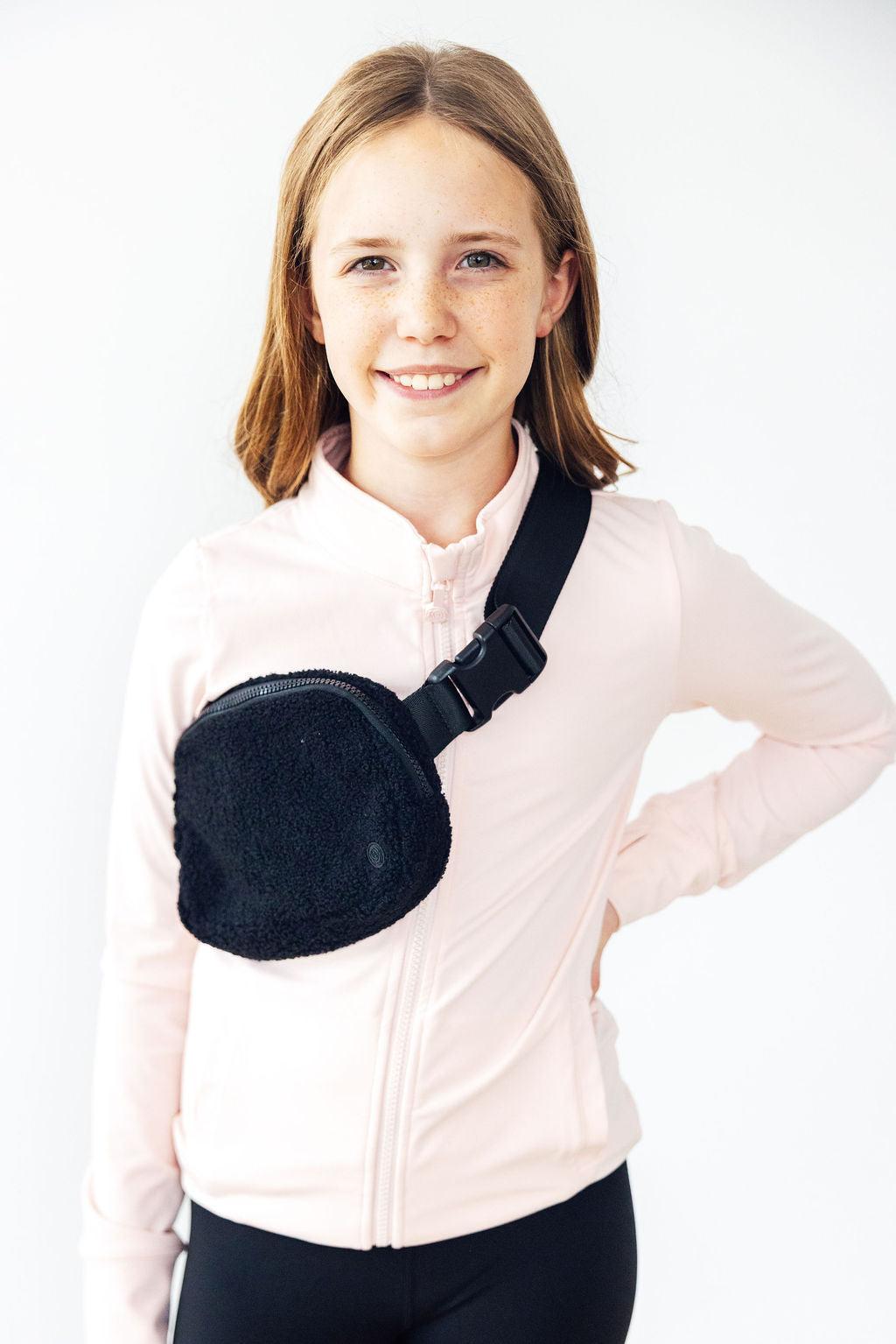 Black Fleece Belt Bag - Image 3