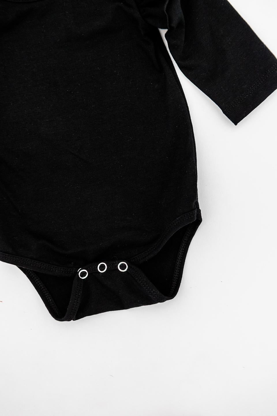 Black L/S Flutter Bodysuit - Image 5