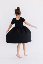 Black S/S Pocket Twirl Dress - Image 5