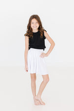 Black S/S Ruffle Tee - Image 2
