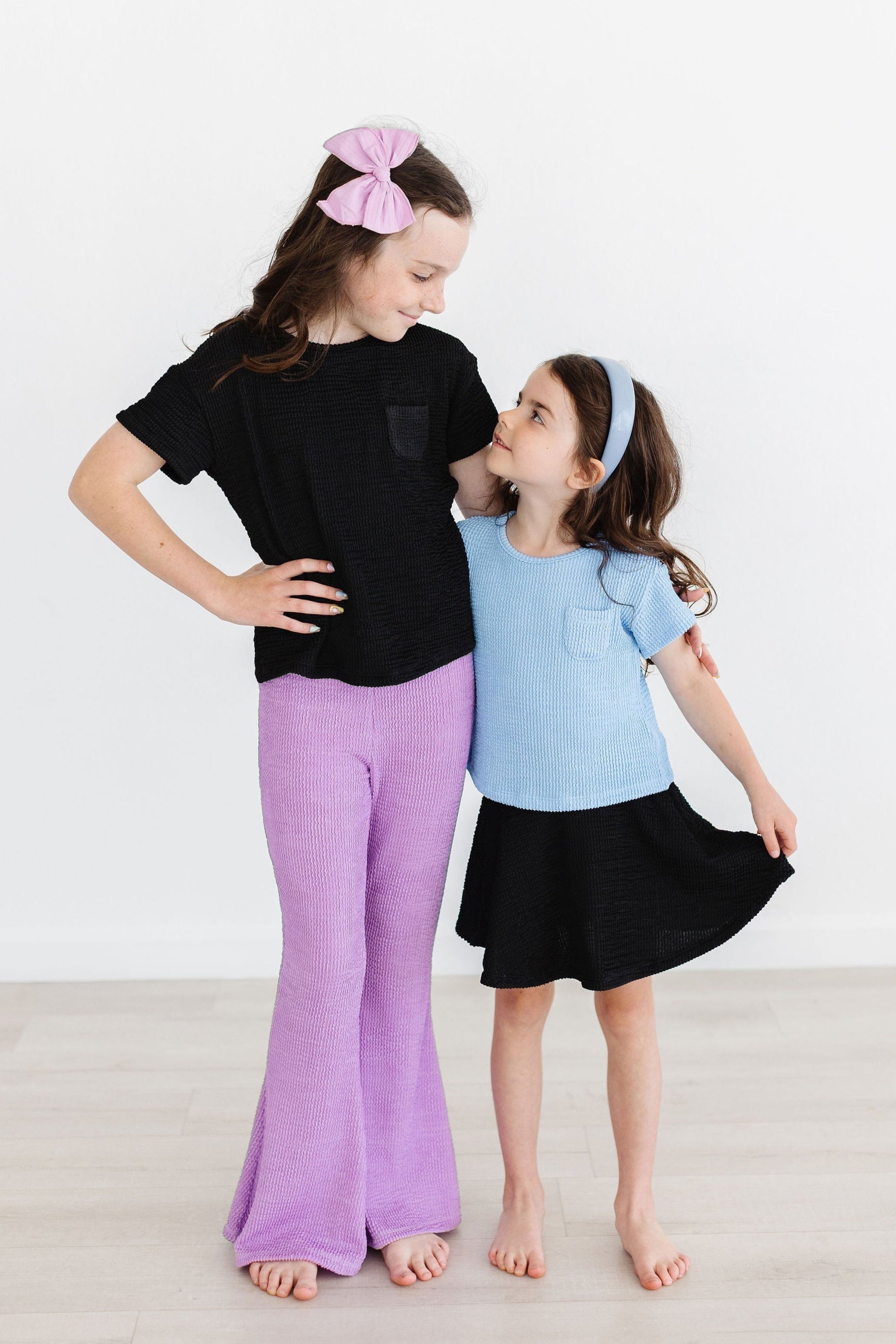 Sky Blue Scrunchy Pocket Tee - Image 4